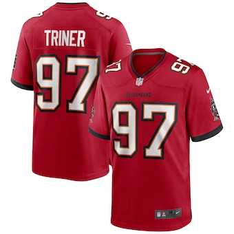 mens nike zach triner red tampa bay buccaneers game jersey
